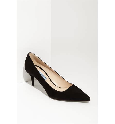 prada brown leather pump|prada suede pumps nordstrom.